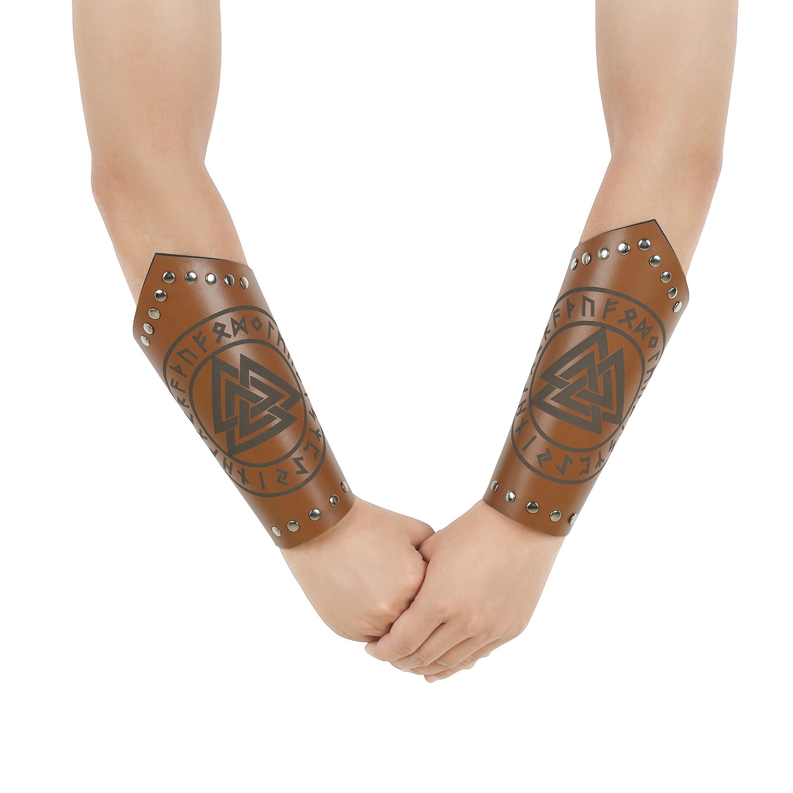 Medieval Arm Bracers Leather Gaurds Medieval Gauntlets